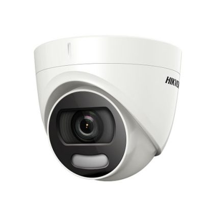 Camera supraveghere Dome Hikvision ColorVu DS-2CE72DFT-F, 2 MP, 3.6 mm, lumina alba 20 m