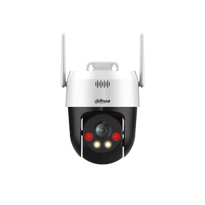 Camera supraveghere wireless IP WiFi cu iluminare duala Dahua Active Detterence Picoo P3AE-PV, 3 MP, IR/lumina alba, 4 mm, slot card, vizualizare de pe telefon, microfon si difuzor, auto tracking