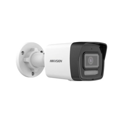 Camera de supraveghere IP exterior Hikvision Hybrid Light DS-2CD1023G2-LIU, 2 MP, PoE, 2.8 mm, IR/lumina alba 30 m