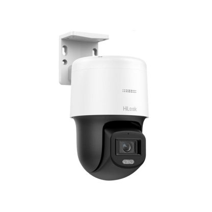 Camera de supraveghere rotativa IP PT Speed Dome Hikvision HiLook Darkfighter PTZ-N2C200C-DE, 2 MP, lumina alba 30 m, 2.8 mm, PoE, slot card, detectie miscare, microfon si difuzor