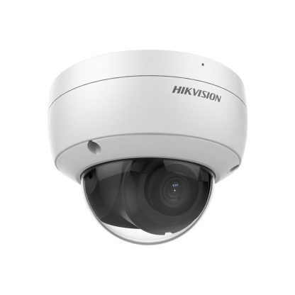 Camera supraveghere IP Dome AcuSense DarkFighter Hikvision DS-2CD2166G2-ISU2C, 6 MP, 2.8, slot card, PoE, microfon