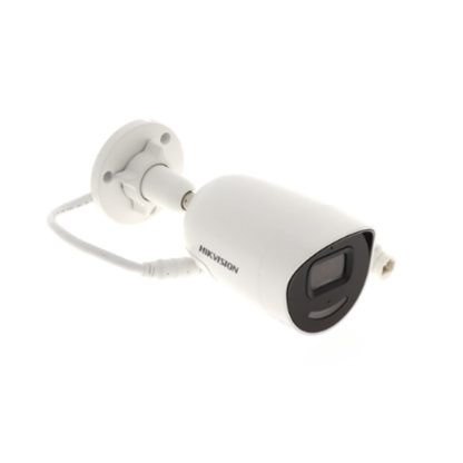 Camera supraveghere de exterior IP Hikvision AcuSense DS-2CD2046G2-IU/SL(4MM)(C), 4MP, IR 40 m, 4 mm, slot card, microfon, PoE