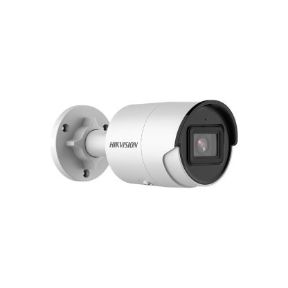 Camera supraveghere exterior IP Hikvision AcuSense DS-2CD2083G2-IU, 8MP, IR 40 m, 4 mm, slot card, microfon, PoE