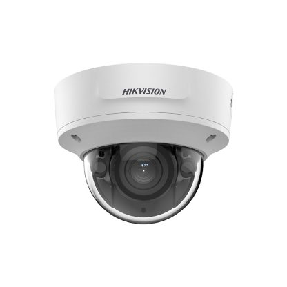 Camera supraveghere IP Dome Hikvision AcuSense DS-2CD2726G2T-IZS, 2 MP, IR 40 m, 2.8 - 12 mm, motorizat, slot card, PoE