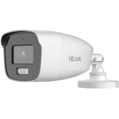 Camera supraveghere exterior cu iluminare duala Hikvision HiLook Smart Hybrid Light THC-B227-LMS, 2 MP, 2.8 mm, IR/lumina alba 40 m, microfon