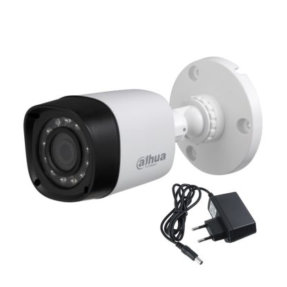 Camera supraveghere exterior Dahua HAC-HFW1800RP, 8 MP, IR 20 m, 2.8 mm + alimentator cadou