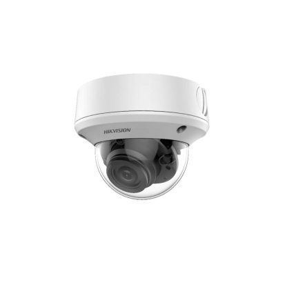 Camera supraveghere Dome Hikvision DS-2CE5AH0TVPIT3ZE, 5 MP, 2.7 mm - 13.5 mm, motorizata, IR 40 m, PoC