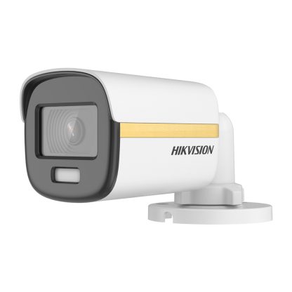 Camera supraveghere exterior Hikvision ColorVu DS-2CE10UF3T-E, 8 MP, 2.8 mm, lumina alba 20 m, PoC