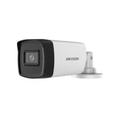 Camera supraveghere exterior Hikvision DS-2CE17H0T-IT3FS, 5 MP, 2.8 mm, IR 40 m, audio prin coaxial, microfon