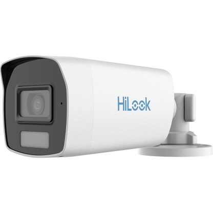 Camera supraveghere exterior Hikvision HiLook Smart Hybrid Light ColorVu THC-B229-LS, 2 MP, 2.8 mm, IR/lumina alba 40 m, microfon