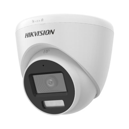 Camera supraveghere Dome Hikvision Smart Hybrid Light DS-2CE78K0T-LFS, 5 MP, IR 40 m, lumina alba 20 m, 2.8 mm