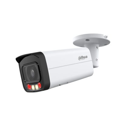 Camera supraveghere exterior IP Dahua cu iluminare duala WizSense IPC-HFW2449T-AS-IL-0360B, 4 MP, 3.6 mm, lumina alba 50 m, slot card, PoE