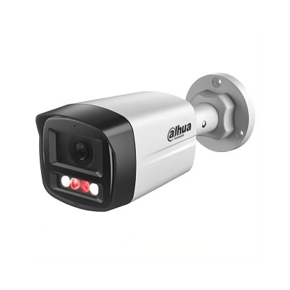 Camera supraveghere exterior IP cu iluminare duala Dahua IPC-HFW1239TL1-A-IL, 2 MP, 2.8 mm, IR/lumina alba 30 m, microfon, detectie umana, PoE