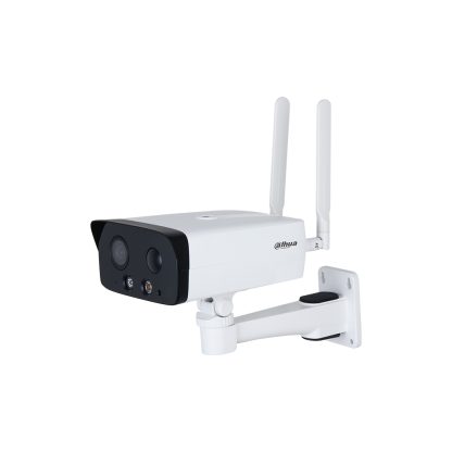 Camera supraveghere exterior IP GSM 4G Dahua WizSense Full Color IPC-HFW3441DG-AS-4G-NL668EAU-B-0280B, 4 MP, IR 50 m, lumina alba 30 m, 2.8 mm, slot card, microfon si difuzor, PIR