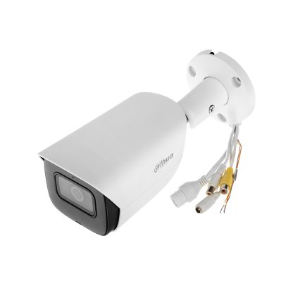 Camera supraveghere exterior IP Dahua WizSense IPC-HFW3541E-AS-0280B-S2, 5 MP, IR 50 m, 2.8 mm, PoE, slot card, microfon