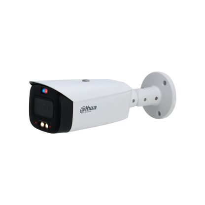 Camera supraveghere exterior IP Dahua cu iluminare duala WizSense IPC-HFW3849T1-AS-PV-0280B-S4, 8 MP, 2.8 mm, lumina alba/IR 30 m, microfon, slot card, PoE