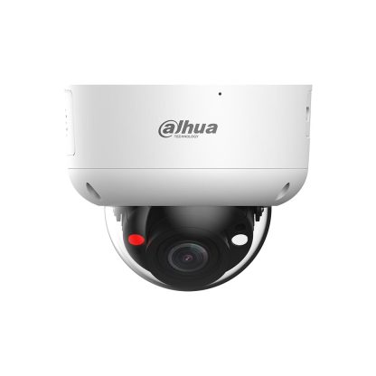 Camera supraveghere IP Dome cu iluminare duala Dahua WizSense TiOC Active Deterrence IPC-HDBW3549R1-ZAS-PV-27135, 5 MP, 2.7 mm - 13.5 mm, lumina alba 40 m, IR 50 m, microfon, slot card, PoE