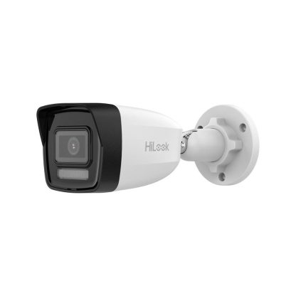 Camera supraveghere exterior IP Hybrid Light Hikvision HiLook IPC-B420HA-LU, 2 MP, 4 mm, IR / lumina alba 50 m, microfon, detectie persoane/vehicule, PoE