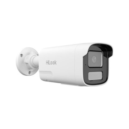 Camera supraveghere exterior IP Hybrid Light Hikvision HiLook IPC-B440HA-LUF/SL, 4 MP, 4 mm, IR / lumina alba 50 m, microfon / difuzor, detectie persoane/vehicule, PoE