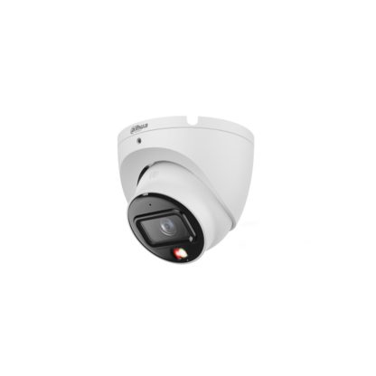 Camera supraveghere exterior Dome IP Dahua IPC-HDW1839T-A-IL-0280B-S6, 8 MP, 2.8 mm, lumina duala alba/IR 30 m, microfon, PoE