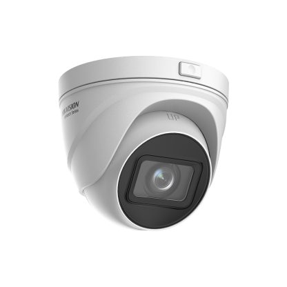 Camera supraveghere IP Dome Hikvision HiWatch HWI-T641H-Z2812(C), 4 MP, 2.8 - 12 mm, motorizata, IR 30 m, slot card, PoE