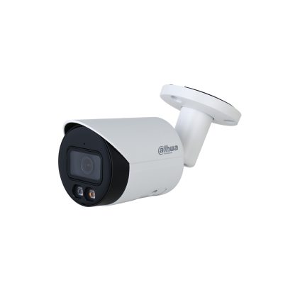 Camera supraveghere exterior IP cu iluminare dubla Dahua WizSense IPC-HFW2249S-S-IL-0360B, 2 MP, 3.6 mm, IR / lumina alba 30 m, slot card, PoE