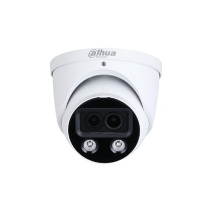 Camera supraveghere IP Dome cu iluminare duala Dahua WizMind Full Color IPC-HDW5449H-ASE-D2-0280B, 4 MP, 2.8 mm, IR/lumina alba 50 m, microfon, slot card, PoE