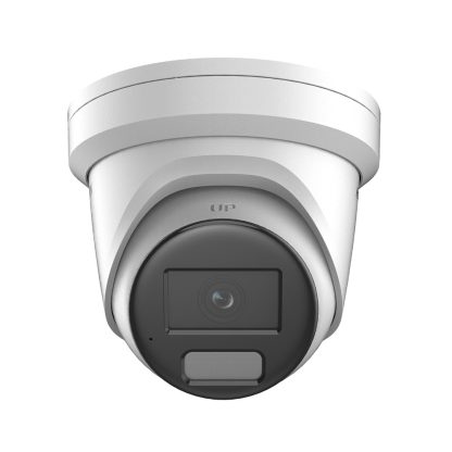 Camera supraveghere IP Dome Hikvision AcuSense DarkFighter DS-2CD2326G2-IU28C, 2 MP, IR 30 m, 2.8 mm, microfon, slot card, PoE