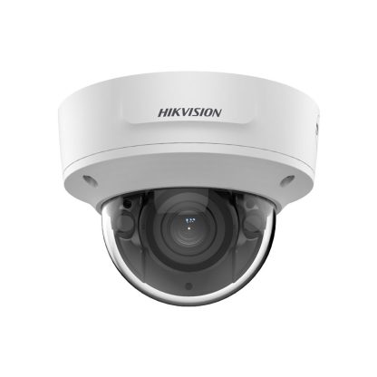 Camera supraveghere IP Dome Hikvision AcuSense DarkFighter DS-2CD2746G2T-IZS, 4 MP, IR 40 m, 2.8-12 mm, slot card, PoE