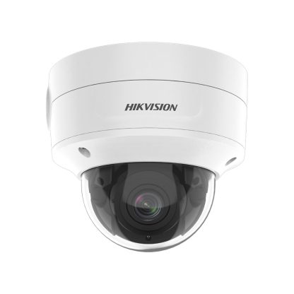 Camera supraveghere IP Dome Hikvision AcuSense DarkFighter DS-2CD2786G2-IZSC, 8 MP, IR 40 m, 2.8-12 mm, slot card, PoE