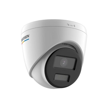 Camera supraveghere IP Dome Hikvision ColorVu DS-2CD1347G0-L-28C, 4 MP, 2.8 mm, lumina alba 30 m, PoE