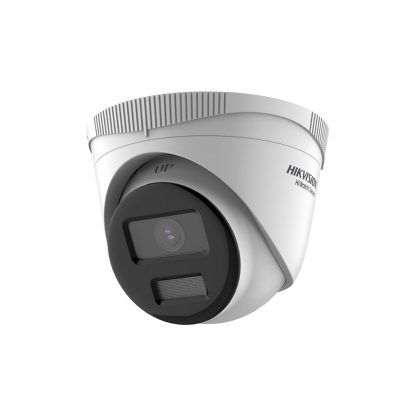 Camera supraveghere IP Dome Hikvision ColorVu HiWatch HWI-T249H-28(C), 4MP, IR 30 m, 2.8 mm, PoE