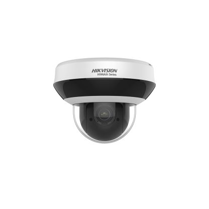 Camera supraveghere rotativa IP Dome PTZ Hikvision HiWatch HWP-N2404IH-DE3F, 4MP, IR 20 m, 2.8 - 12 mm, motorizat, slot card, detectie miscare, PoE