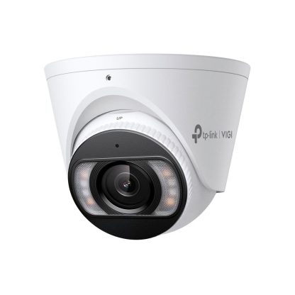 Camera supraveghere IP Dome TP-LINK Full Color VIGI C455, 5 MP, 2.8 mm, IR/lumina alba 30 m, clasificare si analiza om/vehicul, Active Defense, microfon si difuzor, slot card, vizualizare de pe telefon, PoE