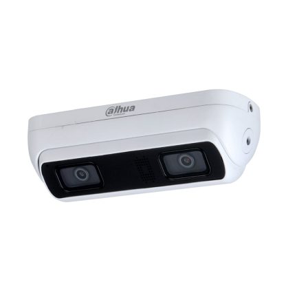 Camera supraveghere IP Dual Lens WizMind Dahua IPC-HDW8441X-3D-0280B, 3MP, IR 20 m, 2.8 mm, microfon, difuzor, slot card, PoE