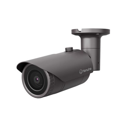 Camera supraveghere IP exterior Hanwha QNO-7022R, 4 MP, 4 mm, IR 25 m, slot card, detectie miscare, PoE