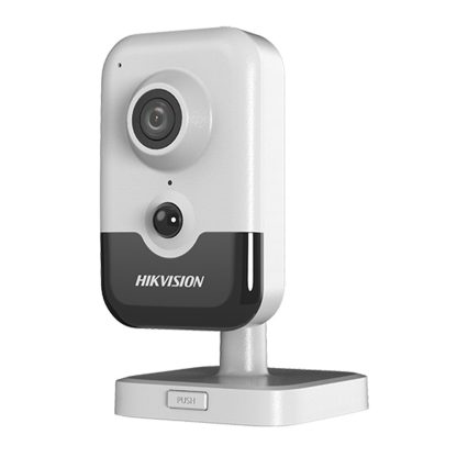 Camera supraveghere IP interior Hikvision AcuSense DS-2CD2443G2-I, 4 MP, 2.0 mm, PIR, IR 10 metri, PoE, microfon si difuzor, slot card