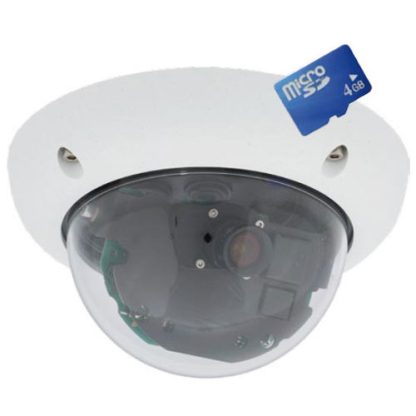 Camera supraveghere IP Dome Mobotix D24M-Sec-Night, 1 MP, 22 mm