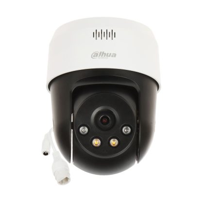 Camera supraveghere IP Speed Dome PT Dahua Eco Series Smart Dual Light WizSense SD2A500NB-GNY-A-PV, 5 MP, 4 mm, IR/lumina alba 30 m, detectie om, microfon si difuzor, alarma vizuala/sonora, slot card, vizualizare de pe telefon, PoE