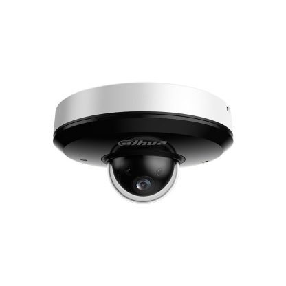 Camera supraveghere IP Speed Dome PTZ Dahua Eco Series WizSense Starlight SD1A404DB-GNY, 4MP, 2.8 - 12mm, IR 20m, 4x, slot card, microfon, detectie faciala, PoE