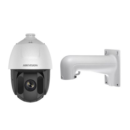 Camera supraveghere rotativa IP Speed Dome PTZ Hikvision DarkFighter DS-2DE5232IW-AES5, 2MP, IR 150 m, 4.8 - 153 mm, motorizat, 32x, slot card