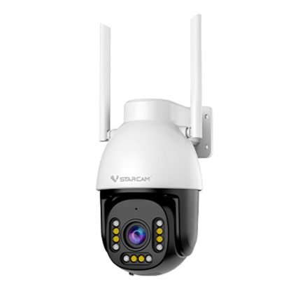 Camera supraveghere IP Speed Dome Wi-Fi PT Vstarcam Full Color CS611-UV, 2 MP, 4 mm, microfon si difuzor, slot card, auto tracking, detectie umana, lumina calda, alarma