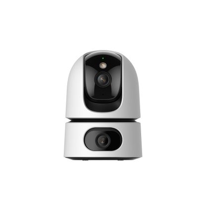 Camera supraveghere IP Wi-Fi cu lentila duala Full-Color Active Deterrence IMOU Ranger Dual IPC-S2XP-6M0WED, 3 + 3 MP, 2x 3.6 mm, IR 15 m, microfon si difuzor, slot card, Auto Smart Tracking