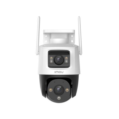 Camera supraveghere IP Wi-Fi cu lentila duala IMOU Cruiser Dual PT Full-Color IPC-S7XP-6M0WED, 3+3 MP, 2x 3.6 mm, IR/lumina alba 30 m, microfon si difuzor, slot card, auto smart tracking