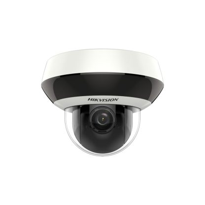 Camera supraveghere rotativa IP Wi-Fi Speed Dome PTZ Hikvision DarkFighter DS-2DE2A204IW-DE3W, 2 MP, 2.8 - 12 mm, IR 20 m, PoE, slot card, microfon