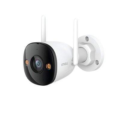 Camera supraveghere IP WiFi 6 cu iluminare duala IMOU Bullet 3 IPC-S3EP-5M0WE, 5 MP, 2.8 mm, IR/lumina alba 30 m difuzor si microfon, sirena 110dB, slot card