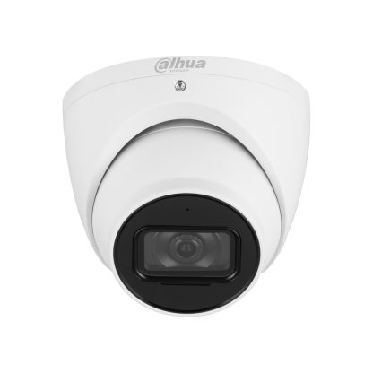 Camera supraveghere IP Dome Dahua IPC-HDW3841EM-S-0280B-S2, PoE, 2.8 mm, 4K, IR 30m, microfon , slot card