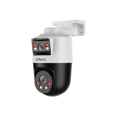 Camera supraveghere rotativa exterior IP Speed Dome Dual PTZ Dahua Wizsense SDT2A200-2F-NB-A-PV-0400, 2+2 MP, 4+4 mm, IR/lumina alba 30 m, microfon si difuzor, slot card, PoE