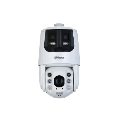 Camera supraveghere rotativa panoramica IP Speed Dome PTZ Dual Light Dahua WizSense Starlight SDT6C425-4P-GB-APV-0280, 4MP + 4MP, 5-125mm, IR 200m, lumina alba 30m, 25x, slot card, detectie faciala, auto-tracking