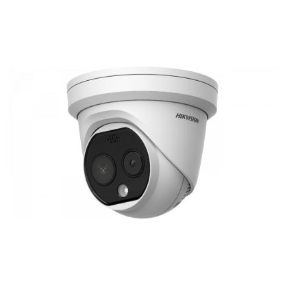 Camera supraveghere IP Dome Hikvision DS-2TD1217B-6/PA, 4 MP, masurare temperatura umana, precizie 0.5 grade, termica